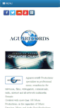 Mobile Screenshot of aguarecords.com